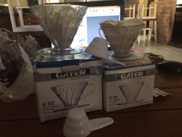 V60 Coffee Dripper Gater V01 V02 Saringan Kopi