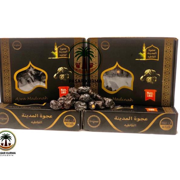 

ㅵ Kurma Ajwa 1kg Asli Madinah / Ajwa Asli Original Kurma Nabi Premium ㅡ