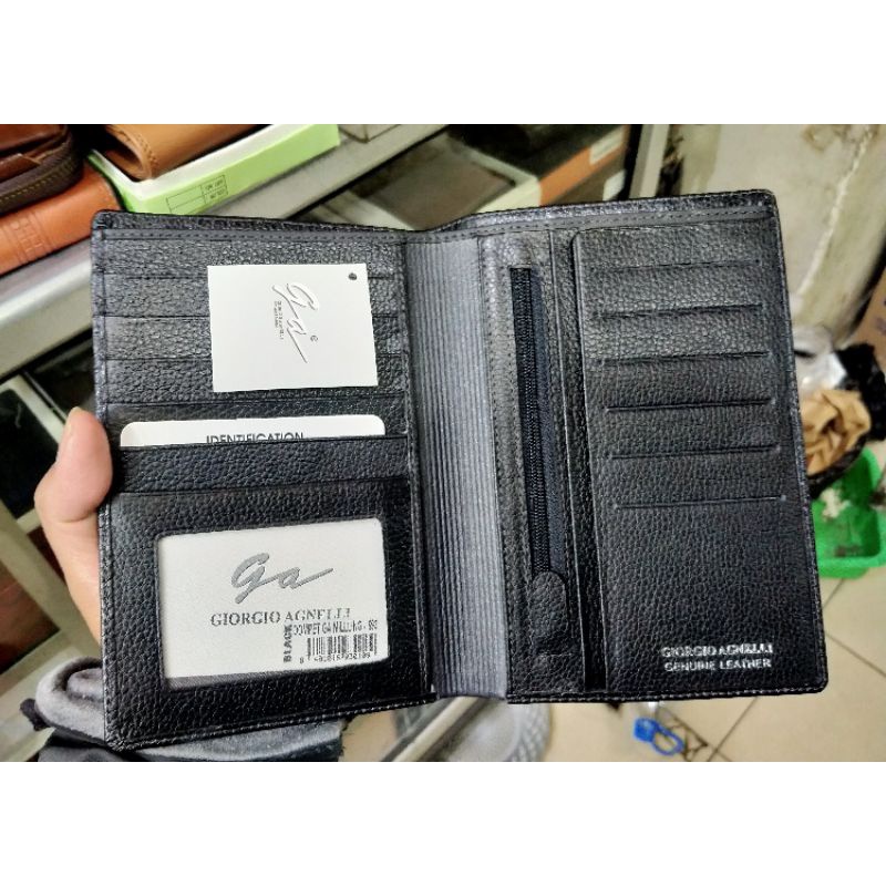 Dompet tempat Paspor passport Kulit asli Original Giorgio Agnelli