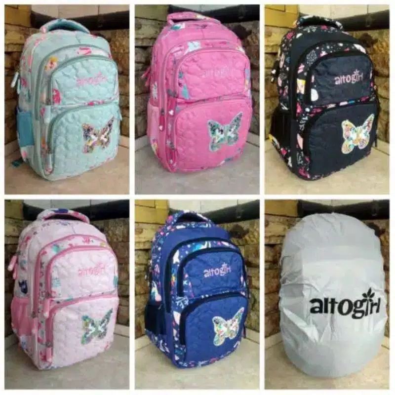 Tas ransel alto tas ransel anak sekolah perempuan SD ,SMP Original-1