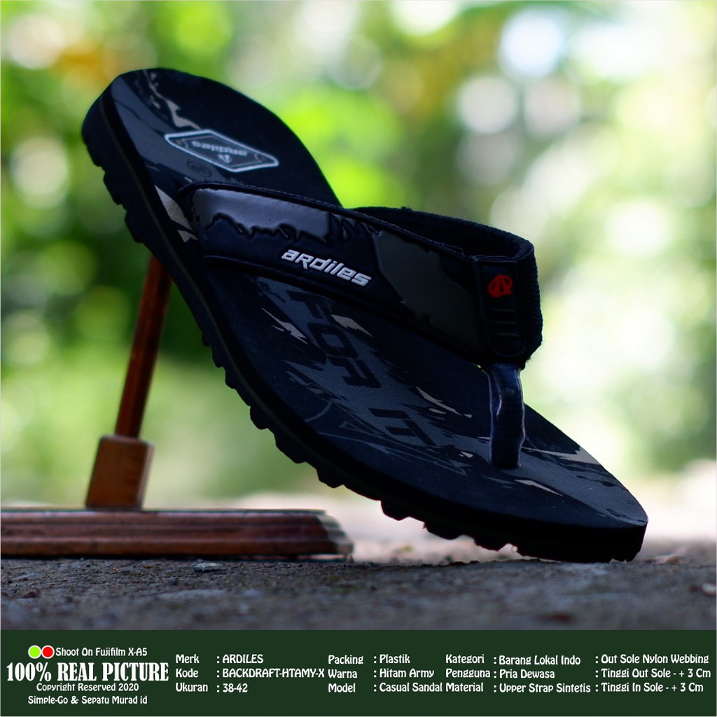 Sandal jepit pria dewasa sandal japit flat cowok original ardiles sendal distro laki2 backdraft - sinopham 38-42
