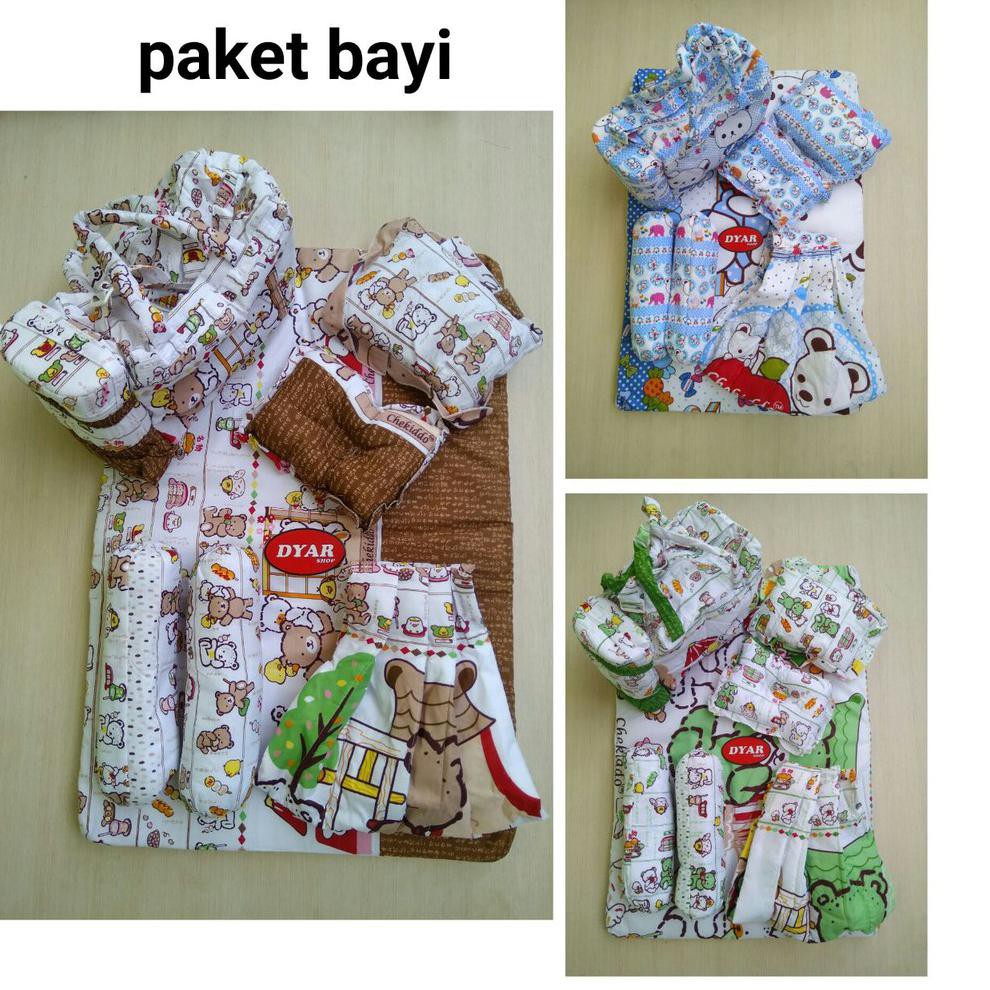 Matras CHEKIDO SET 5 In 1 | Paket Kasur Bayi Bantal Gendongan Dan Tas Bayi Matras Bayi Kasur Bayi