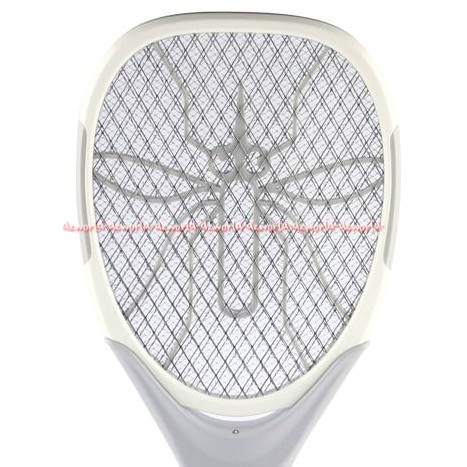 Krisbow Raket Nyamuk Putih Bisa Di Charge Cas Dengan Lampu LED Mosquito Racket