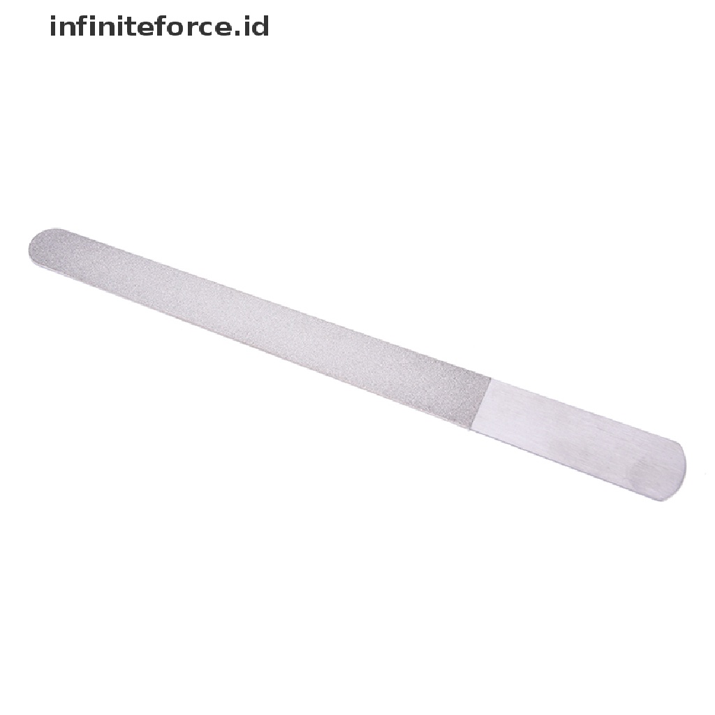 Infiniteforce.id Kikir Kuku Dua Sisi Bahan Stainless Steel Untuk Manicure / Pedicure