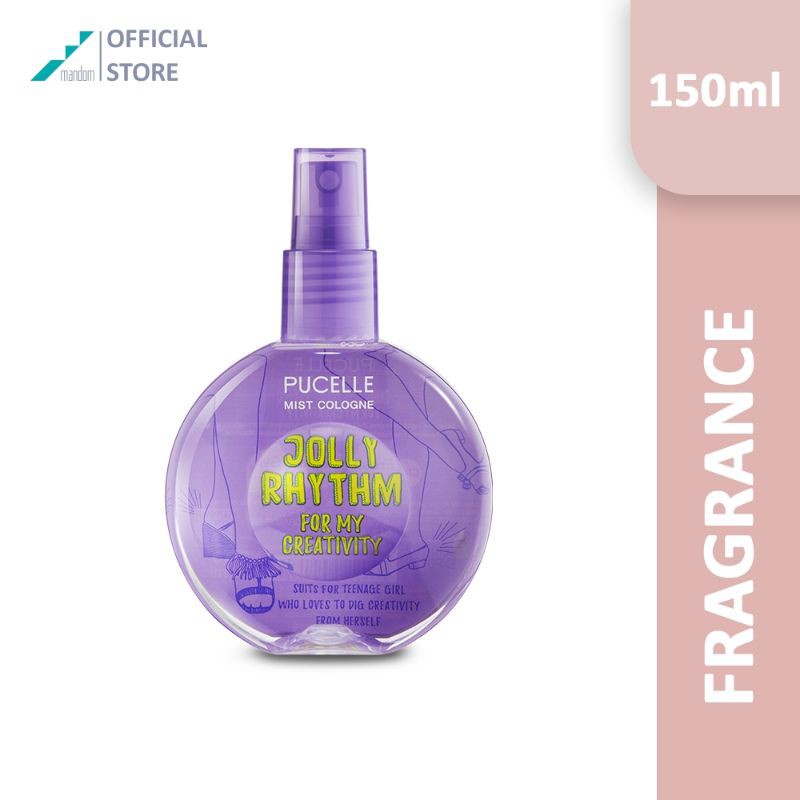 Parfume Cewe Pucelle Ungu  Pink mist Cologne Sparkling Love Jolly Rhythm 150ml Wangi segar alami