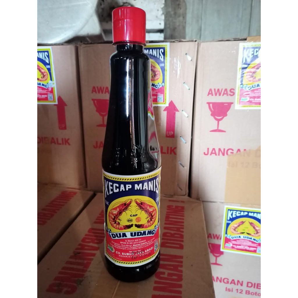 

Kecap Manis Cap Dua Udang 1 Dus (12 pcs 630 ml)