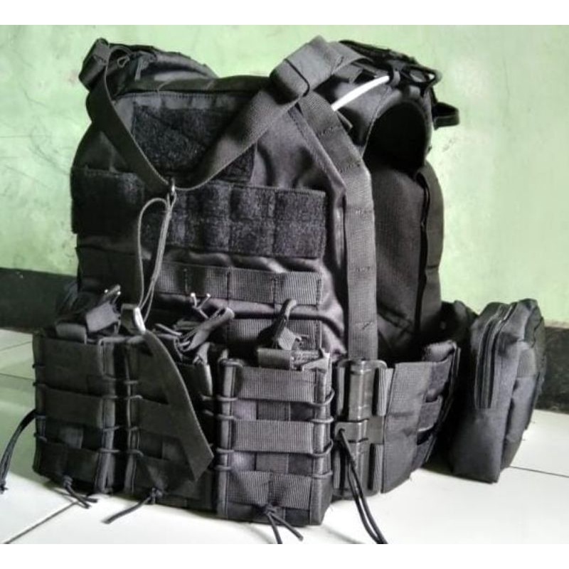 Rompi Body Vest Quick Release / Rompi vest TACTICAL dengan Seling dan pelepas cepat