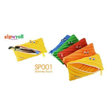 

Wow Zip N Roll Stationary Pouch Monster Tempat Pensil Sp-001 Trendi
