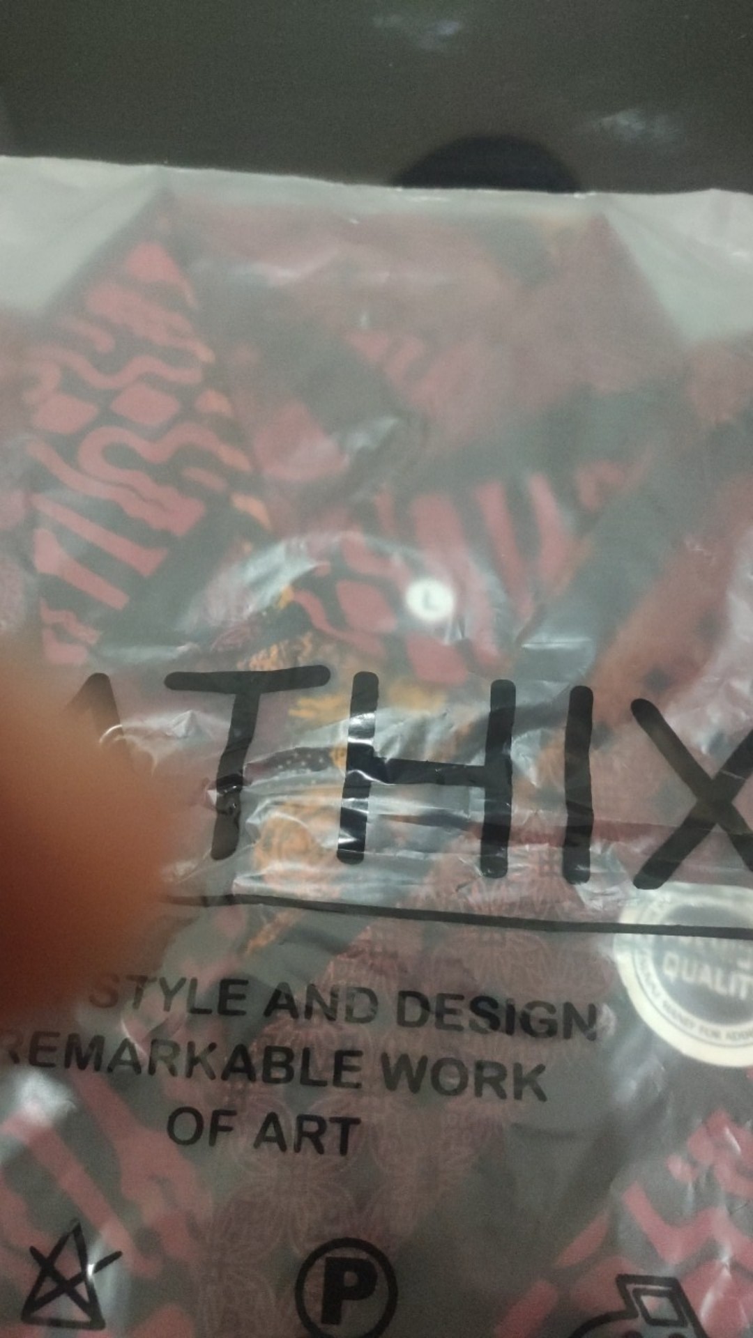 Kemeja Batik Songket Pendek Pria Cowok Slimfit Motif Gradasi Merah Maroon