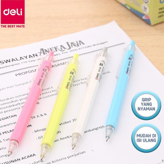 

Deli EU61100 Mechanical Pencil 0.5mm / Pensil Mekanik 0.5mm