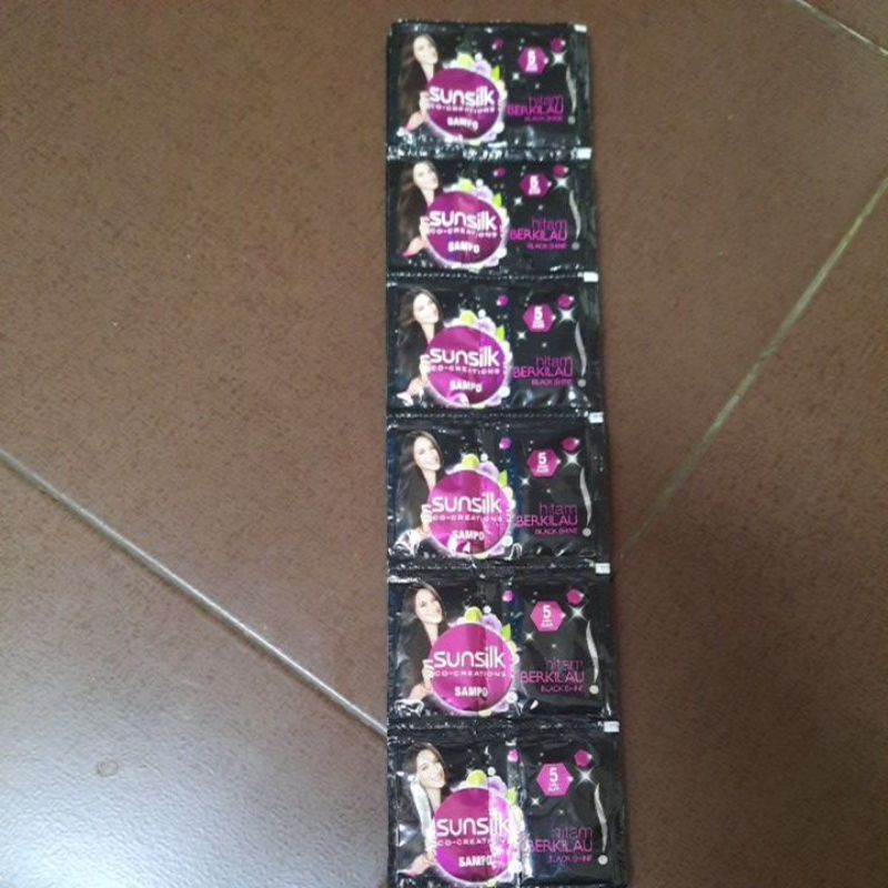 Shampo Sunsilk 1 renceng isi 12 sachet