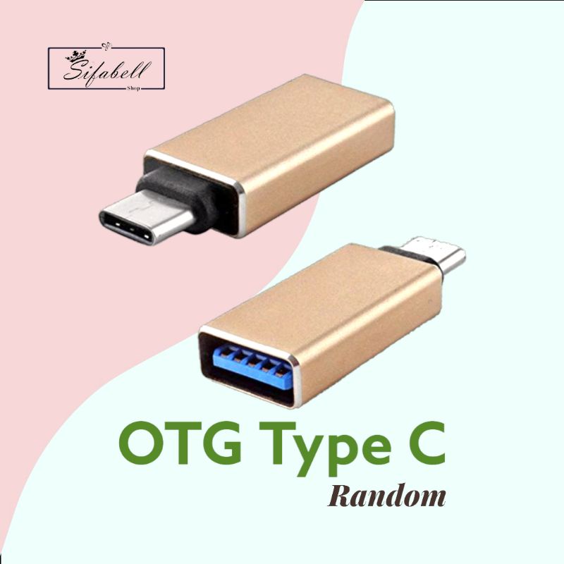 OTG Type C tipe-c Connector to Normal USB port Converter Data Transfer