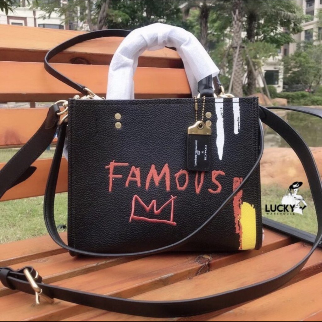 Coach X Jean Michel Basquiat Rogue 25 in Black - ORIGINAL 100%