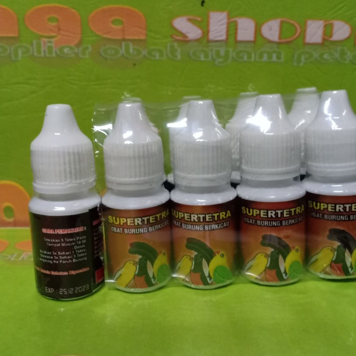 super tetra obat burung sakit love bird lesu kurang sehat ~ bls537
