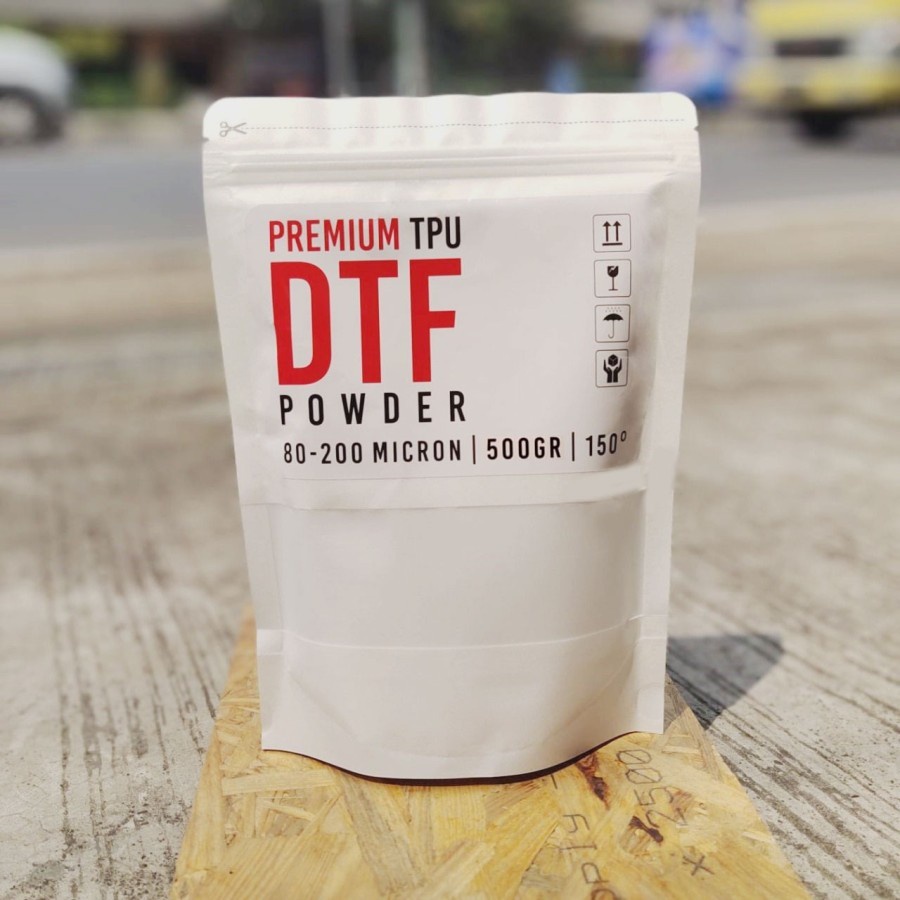 Bubuk DTF Hotmelt Adhesive PREMIUM TPU DTF Powder White 500 gram