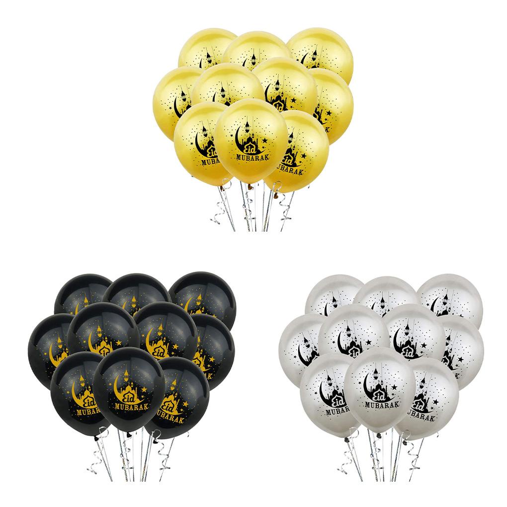 10 Pcs Balon 12 Inci Dekorasi Pesta Balon Lateks Festival Ornamen Properti Fotografi