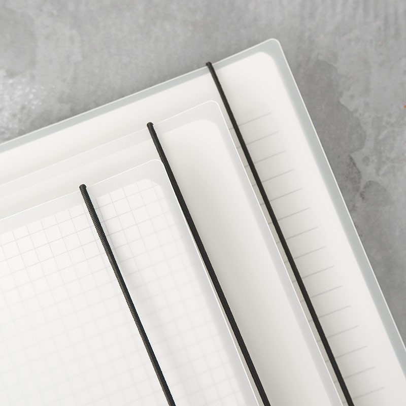 Simple Style Clear Spiral Notebook B5 / Buku Catatan Grid, Dotted, Blank & Ruled 80 Lembar Lucu Unik-2