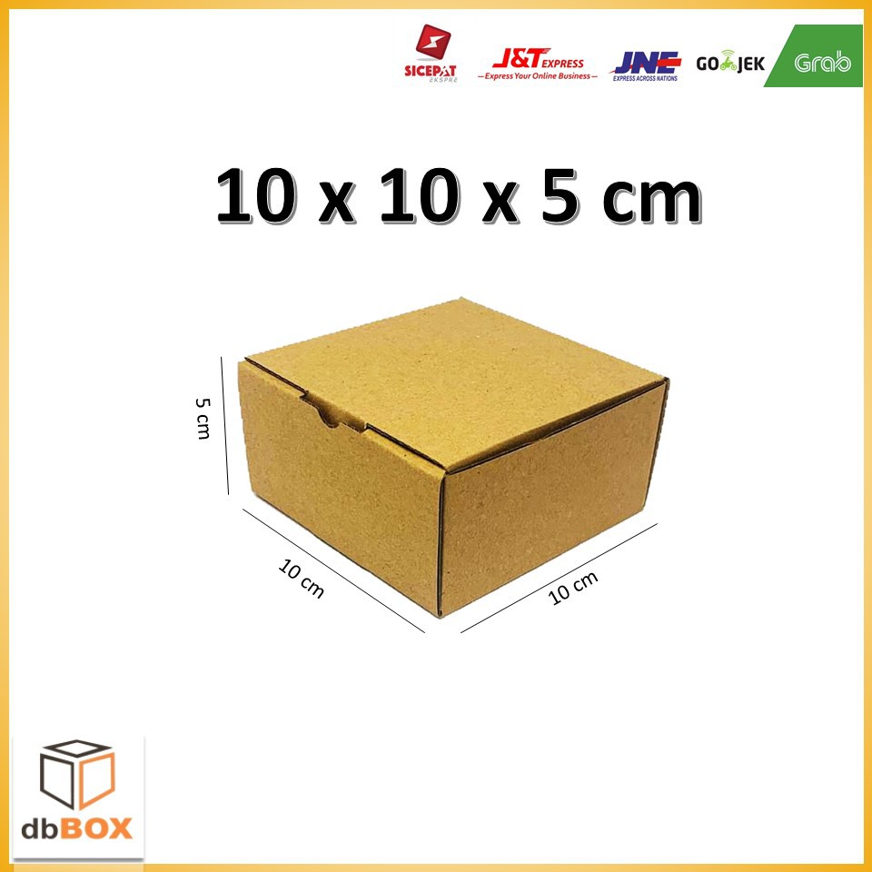 Kardus 10x10x5 cm | Box Die Cut dan Easy Usage | Box Kue Tart & Pizza-2
