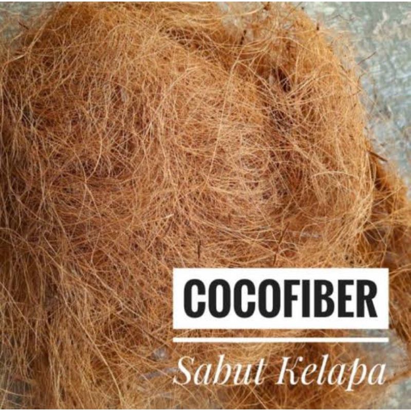 media tanam cocofiber / media tanam sabut kelapa / sabut kelapa berat 500 gram