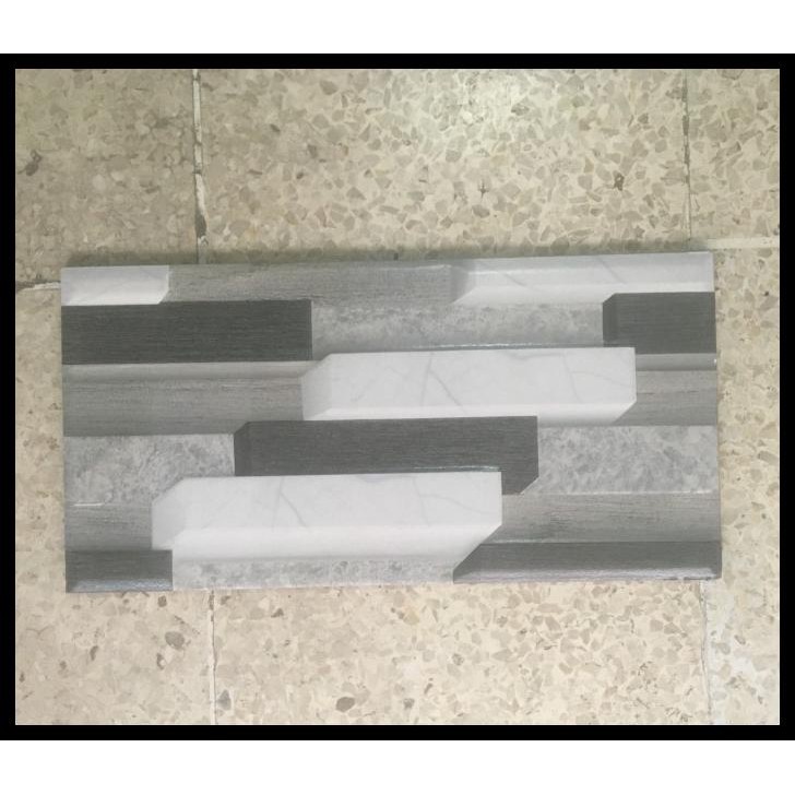 PROMO Keramik Dinding Batu Alam Centro Bromo Black 20x40