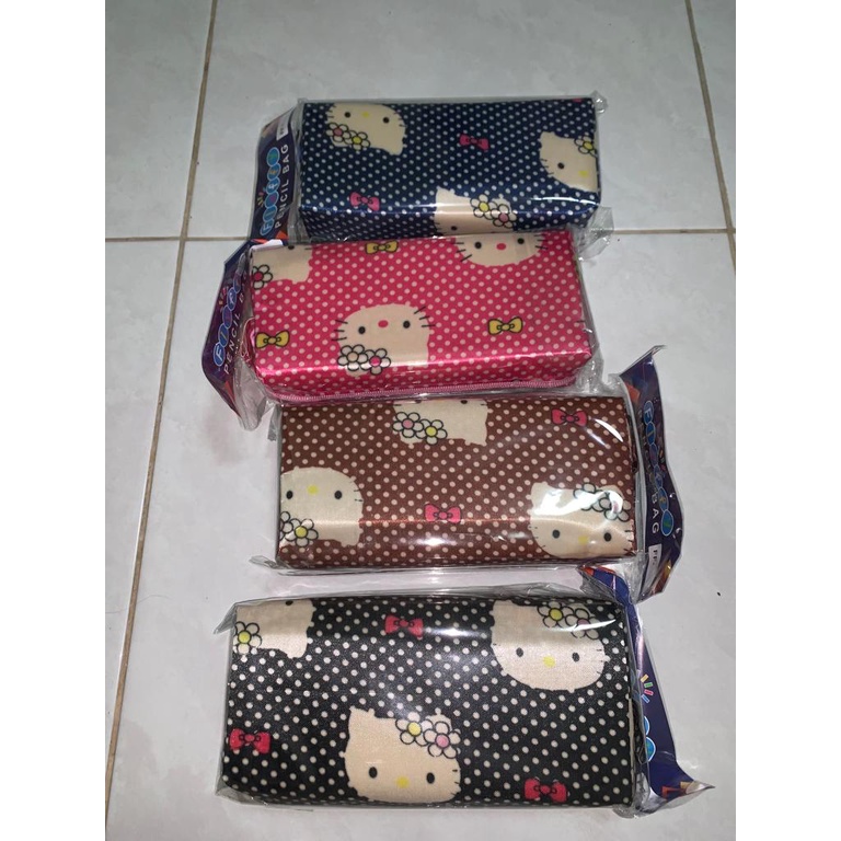 

Tempat pensil kain motif helokitty polka - ff 141