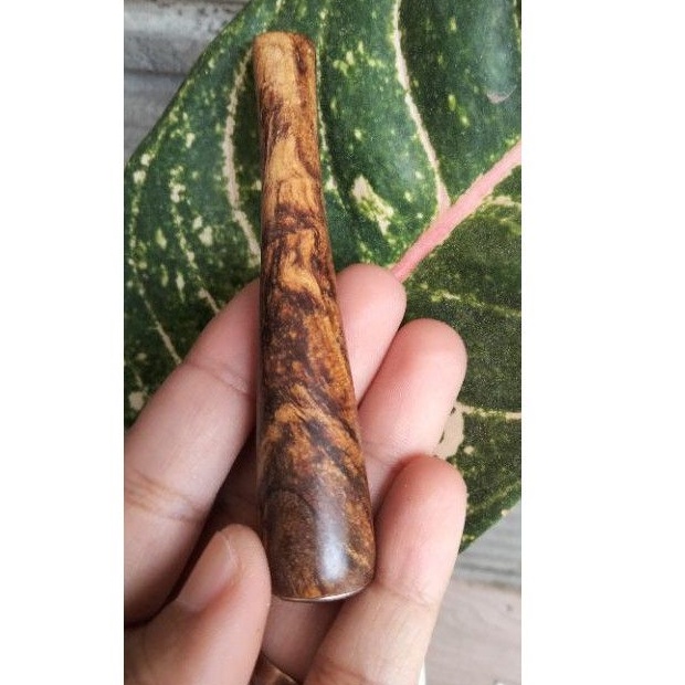 Pipa Once asli  kayu gaharu super wangi kalimantan 8 cm