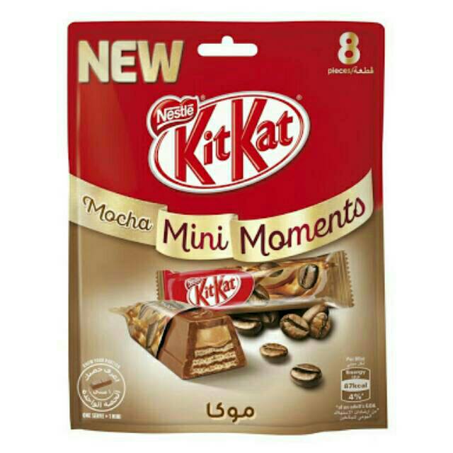 

coklat kitkat Mini Moment mocca arab 132 gram