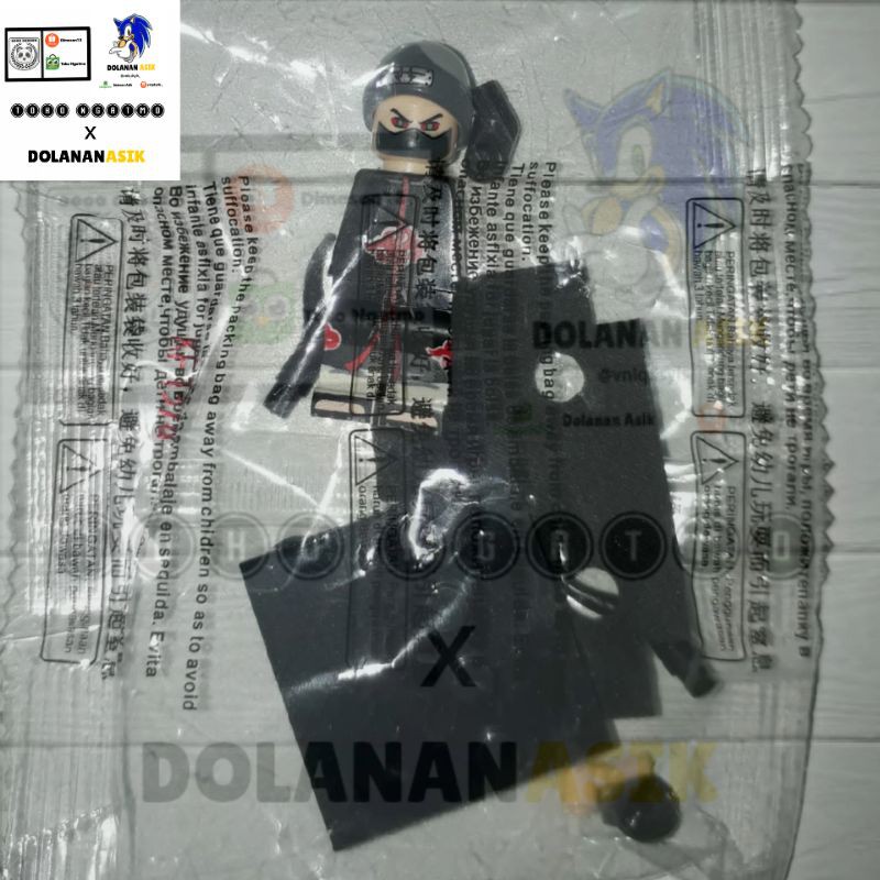 Mainan Lego Naruto Shippuden Akatsuki (Kakuzu) Brick Minifigure