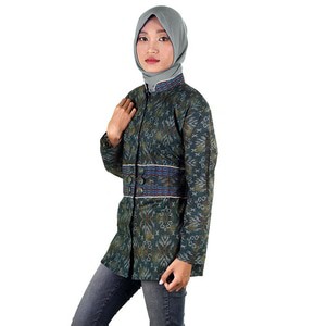 Blus Batik I Blouse Batik I Blus Kerja Wanita Batik Dewi - Warna 5