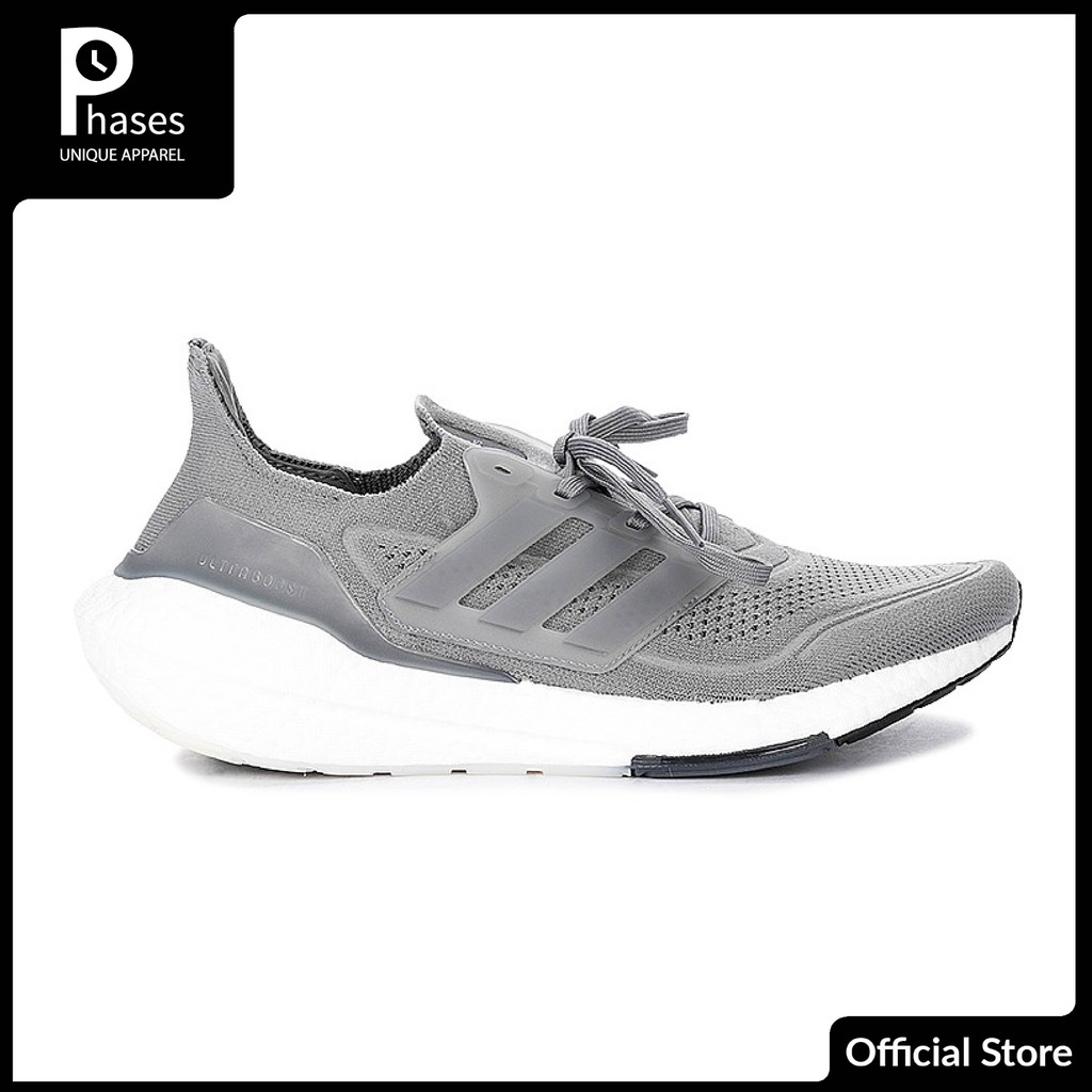 Adidas Ultraboost 21 Grey White Original