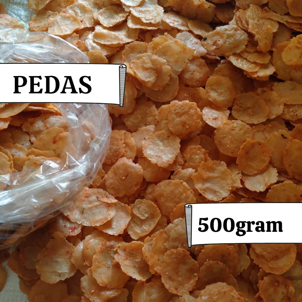 

Emping Melinjo Rasa Pedas / 250gram & 500gram