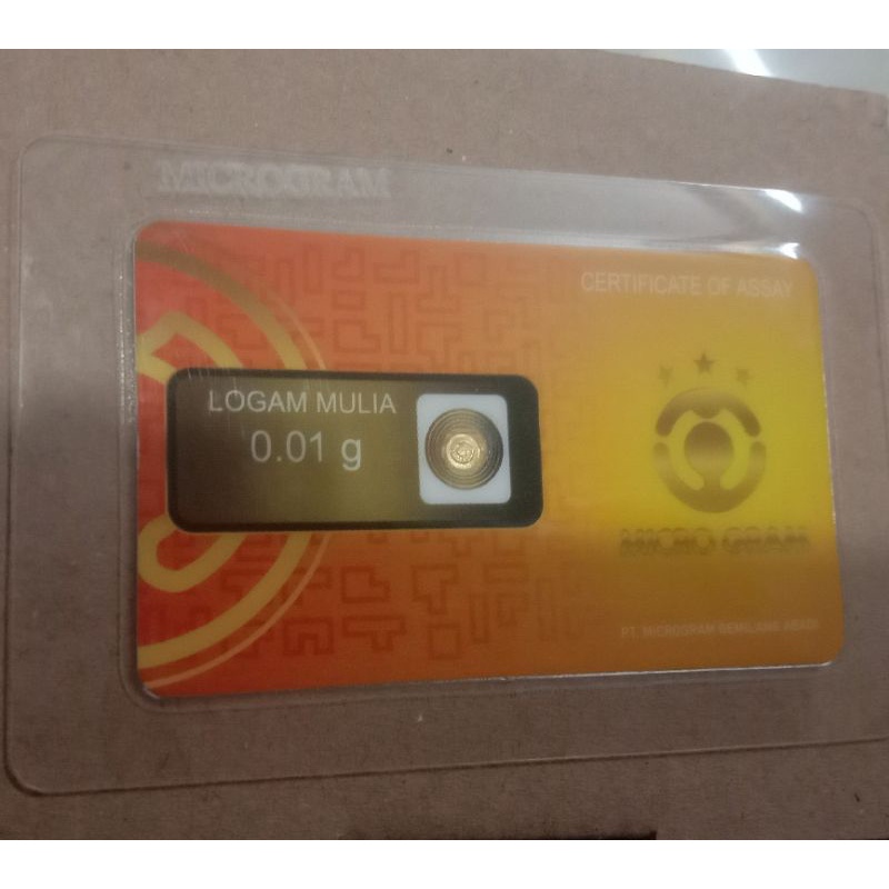 LOGAM MULIA EMAS MURNI BABY GOLD MINI GOLD MICROGRAM SOUVENIR 0,001 GRAM (isi 25-50 pcs)