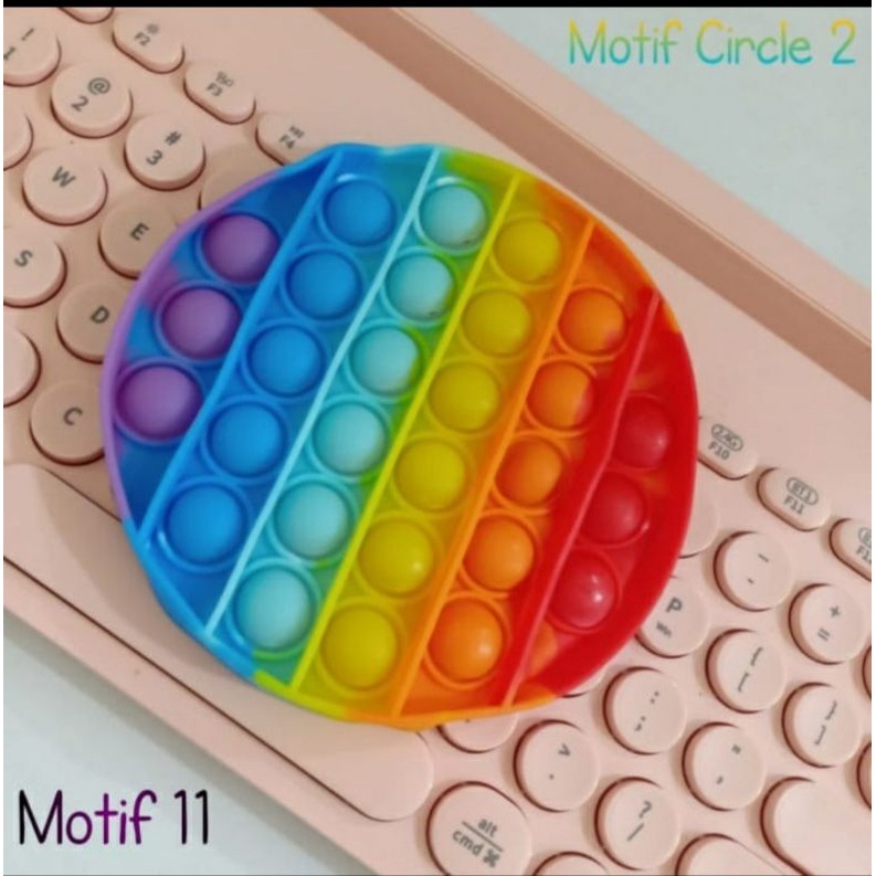 Pop it Rainbow viral /mainan ank-BULAT TERANG