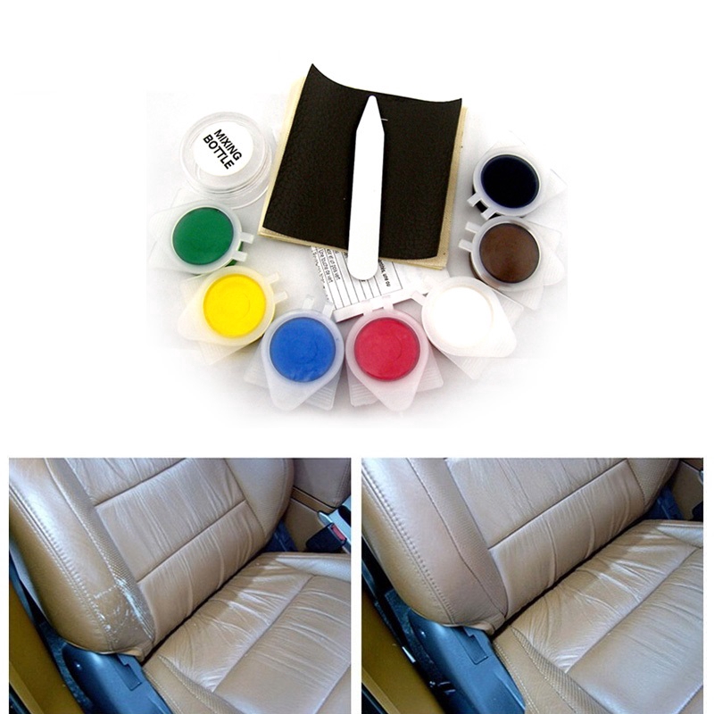 Car Seat Sofa Coats Holes Scratch S Rips No Heat Liquid Leather Vinyl Repair Kit Tool Ee Indonesia - Automotive Leather Seat Repair Kits