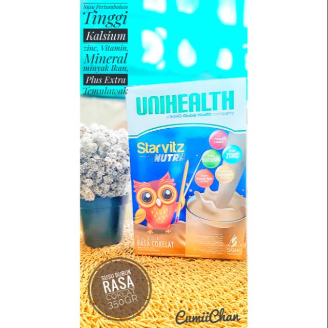 StarVitz Nutra Susu Pertumbuhan Dan Penambah Nafsu Makan 350gr UNIHEALTH