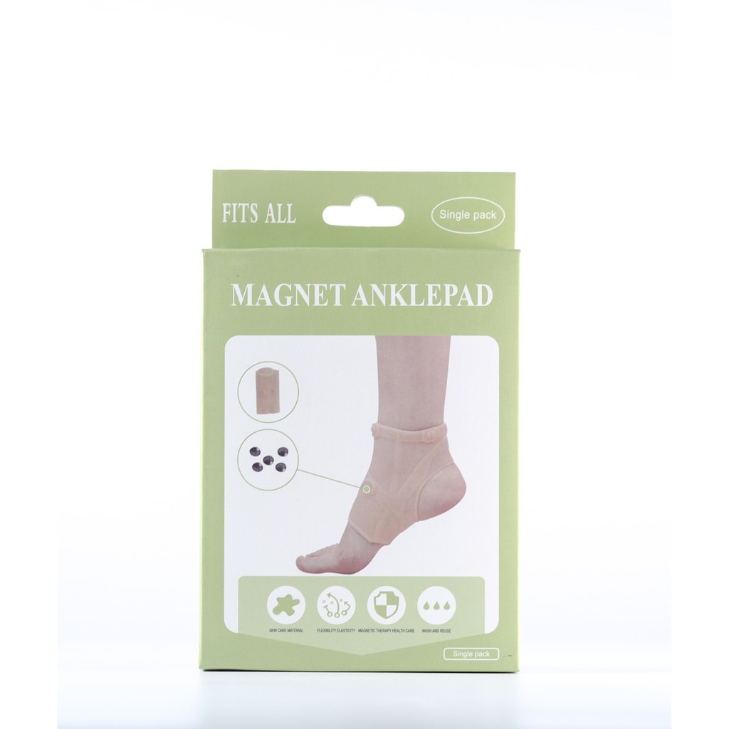 Anklepad Magnet - Pelindung Tumit Silikon Magnetic Terapi 0693