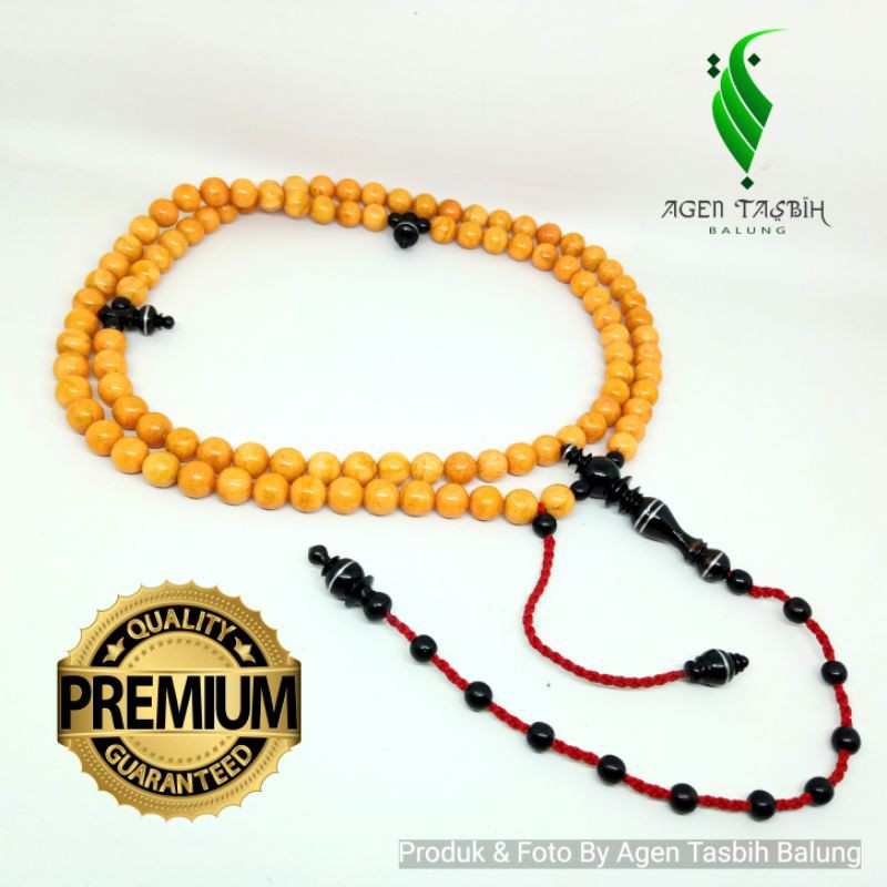 Tasbih Batu Marjan Orange Super, Kepala Akar Bahar Asli &amp; Alami, Asli Batu Karang Laut