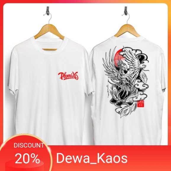KAOS KAOS KEREN PHOENIX / KAOS KEREN PRIA / KAOS KEREN DISTRO / KAOS KEREN MURAH