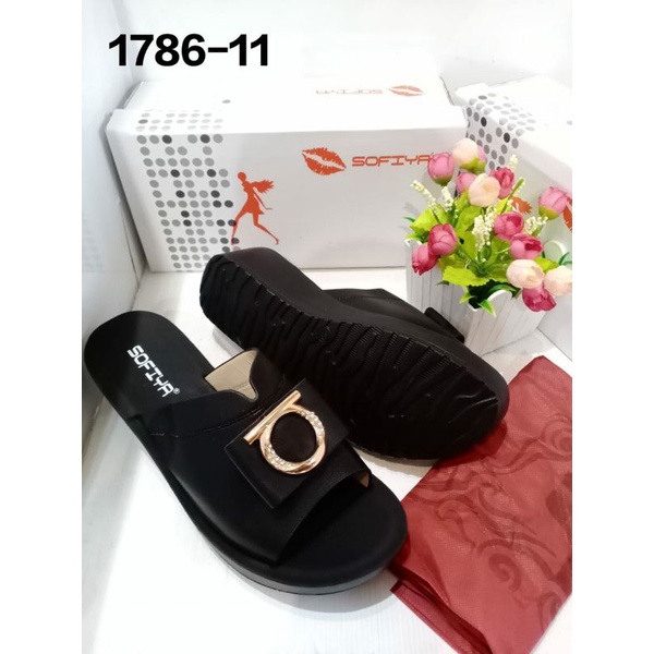 wedges sandal sofiya  1786-11 / Sendal wedges sofiya