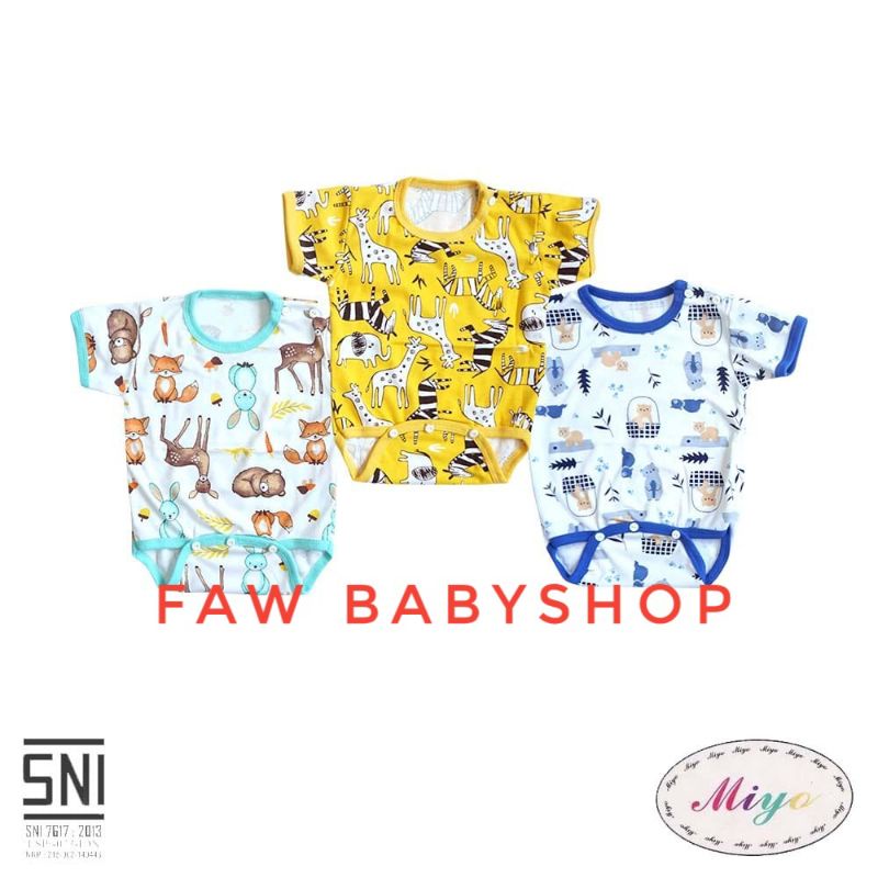 MIYO MOTIF Baju Kodok Segitiga size Newborn (0-3m)