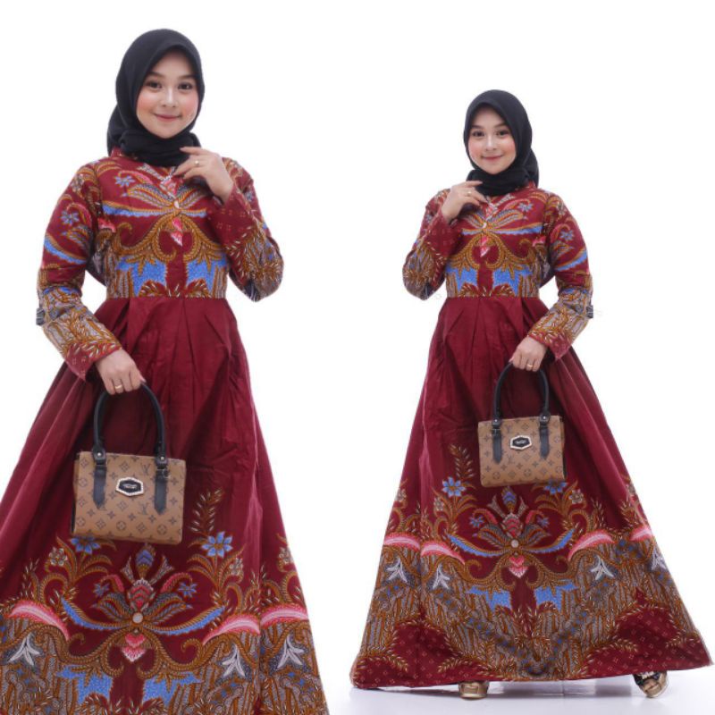 02 Gamis-Gamis Batik-Gamis Wanita Batik-Gamis Batik Murah-Batik Wanita Murah Berkualitas