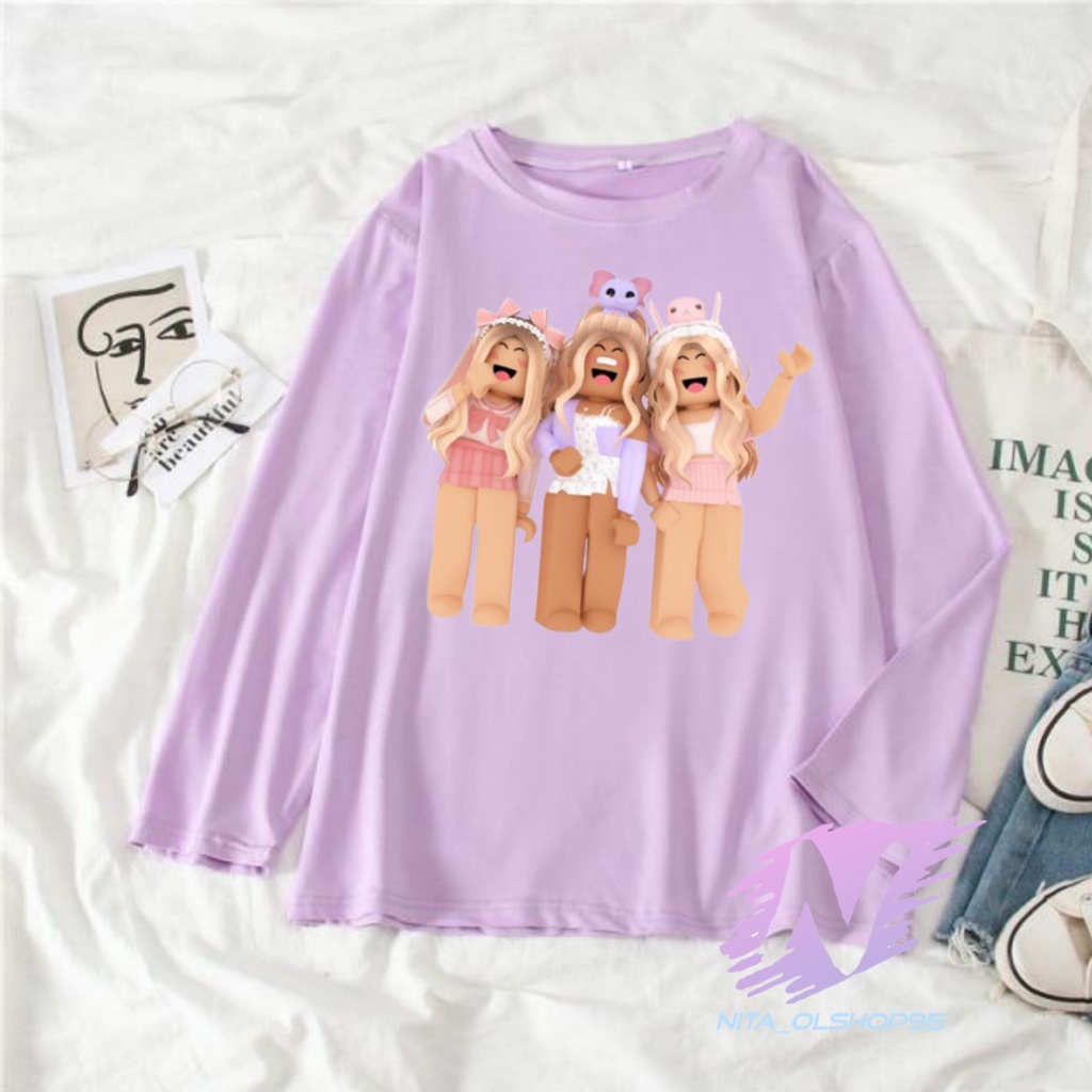 KAOS LENGAN PANJANG ROBLOX GIRL