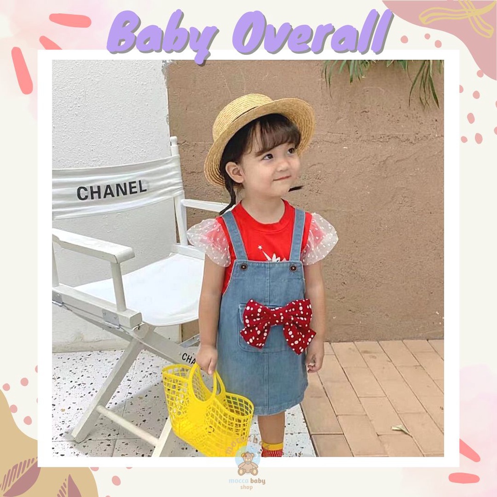 MBSS - OVERALL CUTE GIRL UNICORN 6666 EBV Baju Overall Anak Perempuan Import + Kaos dalaman