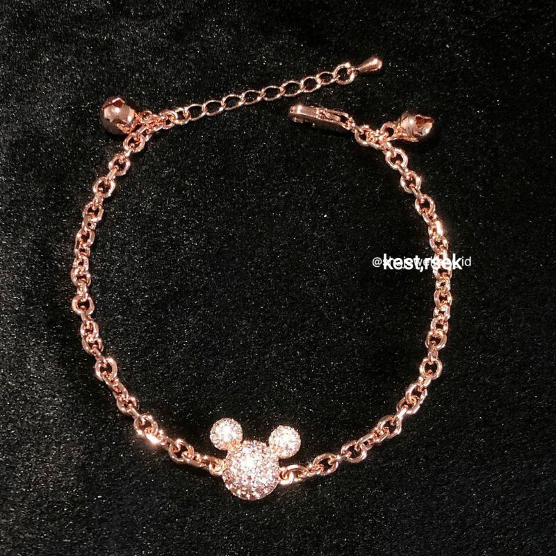 Gelang titanium,mata zircon ,simple tapi elegan