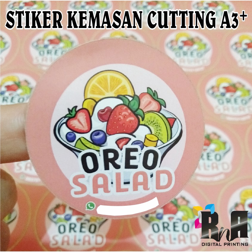 

Stiker kemasan Cutting A3+ FREE DESAIN