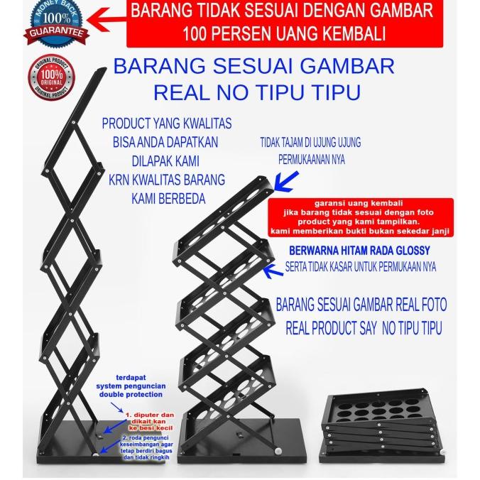 

Rak Brosur Lipat 4 Susun Hitam Terlaris