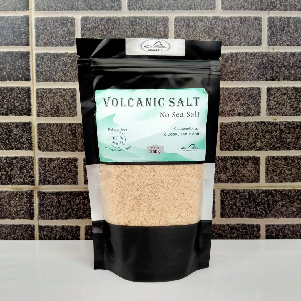 

Garam Vulkanik / Volcanic Salt 250gr untuk Makan