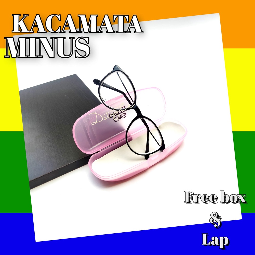 KACAMATA MINUS GAYA TRENDY KOREAN (0.50 s/d 4.00) FREE BOX DAN LAP SUNGLASSES UNISEX NEW IMPORT