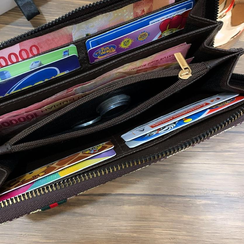 SALE✅DOMPET GUCCI RICH SUPER DOMPET PANJANG WANITA KULIT WATERPROOF|KD9