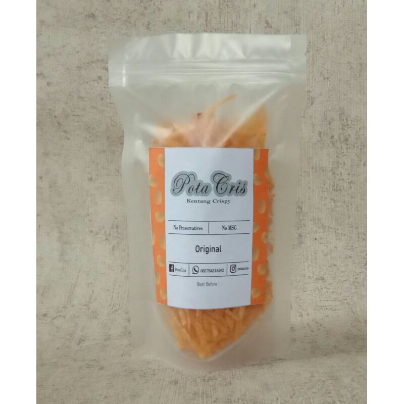 

PotaCris/kentang crispy/kentang musthofa/kering kentang 50 gram